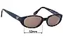 Sunglass Fix Lentes de Repuesto para Calvin Klein CK4027 - 52mm Wide 