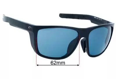 Costa Del Mar Ferg XL Replacement Lenses 62mm wide 