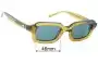 Sunglass Fix Replacement Lenses for Crap Eyewear  The Lucid Blur - 46mm Wide 