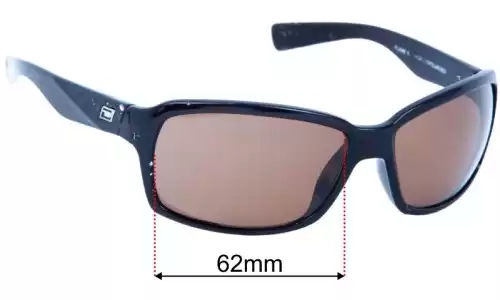 Dirty Dog Flame Replacement Lenses 65mm wide 