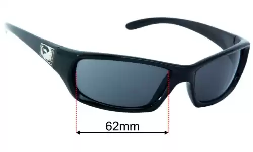 Dragon Chrome Replacement Lenses 62mm wide 