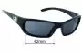 Sunglass Fix Replacement Lenses for Dragon Chrome - 62mm Wide 