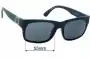 Sunglass Fix Lentes de Repuesto para Dragon Tailback - 55mm Wide 