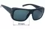 Sunglass Fix Replacement Lenses for Electric El Guapo - 61mm Wide 