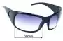 Sunglass Fix Replacement Lenses for Electric K.O - 69mm Wide 