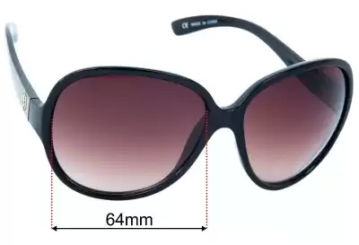 Electric Rockabye Replacement Lenses 64mm wide 