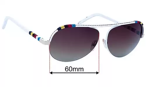 Fendi FS 1013ML Replacement Lenses 60mm wide 