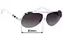 Sunglass Fix Replacement Lenses for Fendi FS 1013ML - 60mm Wide 