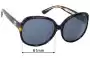Sunglass Fix Replacement Lenses for Gucci GG0080SK - 61mm Wide 