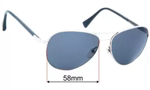 Louis Vuitton Z0165U Replacement Lenses - 58mm wide 