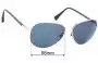 Sunglass Fix Replacement Lenses for Louis Vuitton  Z0165U - 58mm Wide 