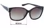 Sunglass Fix Replacement Lenses for Marc by Marc Jacobs MMJ 399/F/S - 60mm Wide 