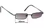 Sunglass Fix Replacement Lenses for Marchon M519 - 48mm Wide 