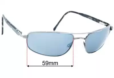 Maui Jim MJ162 Kahuna Replacement Lenses 59mm wide 