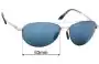 Sunglass Fix Replacement Lenses for Maui Jim MJ210 Pilot - 63mm Wide 