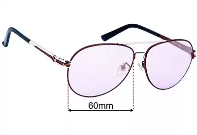 Mercedes Benz MB613 Replacement Lenses 60mm wide 