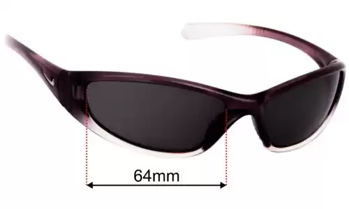 Nike EV0178 Tarj Round  Replacement Lenses 64mm wide 