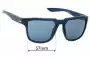 Sunglass Fix Verres de Remplacement pour Nike EV0927 Fly - 57mm Wide 