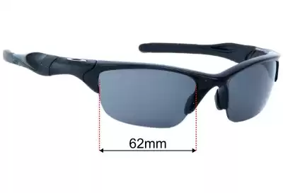 Oakley Half Jacket 2.0 OO9144 Replacement Lenses 62mm wide 