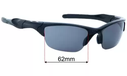 Oakley Half Jacket 2.0 OO9144 Lentilles de Remplacement 62mm wide 