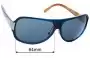 Sunglass Fix Replacement Lenses for Prada SPR06G - 64mm Wide 