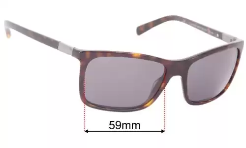 Prada SPR16O & PR16OS Replacement Lenses 59mm wide 