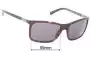 Sunglass Fix Replacement Lenses for Prada SPR16O & PR16OS - 59mm Wide 