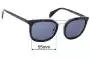 Sunglass Fix Replacement Lenses for Prada SPR17Q - 55mm Wide 
