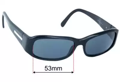 Prada SPR03E Ersatzgläser 53mm wide 