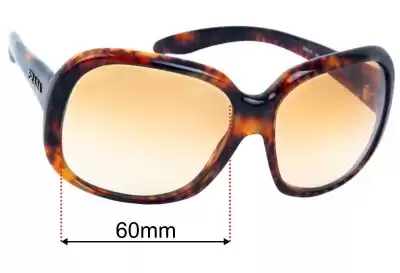 Prada SPR17I & PR17IS Replacement Lenses 60mm wide 