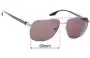 Sunglass Fix Replacement Lenses for Prada SPS55V - 59mm Wide 