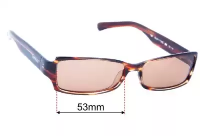 Polo Ralph 7529/S Replacement Lenses 53mm wide 