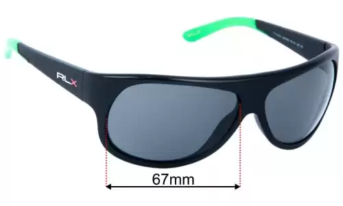 Ralph Lauren PH 4069X Replacement Lenses 67mm wide 