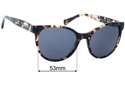 Ralph Lauren RA 5250 Replacement Lenses 53mm wide 