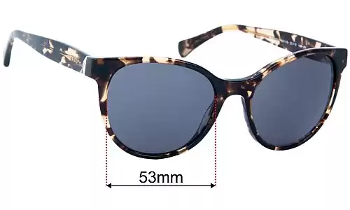 Polo RA 5250 Replacement Lenses 53mm wide 