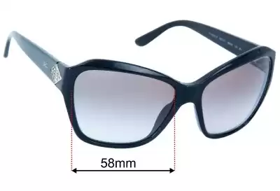 Ralph Lauren RL 8095-B Replacement Lenses 58mm wide 