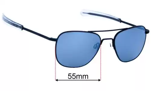 Randolph Engineering AF069 Replacement Lenses 55mm wide 