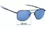 Sunglass Fix Replacement Lenses for Randolph Engineering AF069 - 55mm Wide 