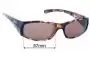 Sunglass Fix Verres de Remplacement pour Ray-Ban RB4093 - 57mm Wide 