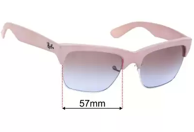 Ray-Ban RB4186 Replacement Lenses 57mm wide 