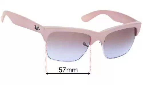 Ray Ban RB4186 Lentes de Repuesto 57mm wide 