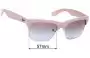 Sunglass Fix Lentes de Repuesto para Ray-Ban RB4186 - 57mm Wide 