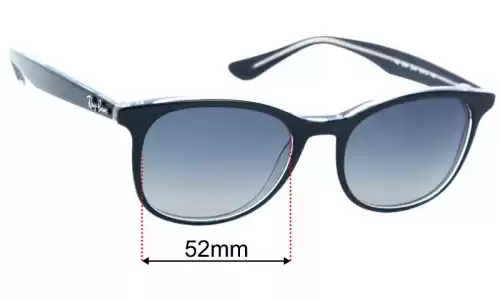 Ray-Ban RB5356 Lentes de Repuesto 52mm wide 