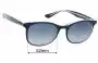 Sunglass Fix Lentes de Repuesto para Ray-Ban RB5356 - 52mm Wide 