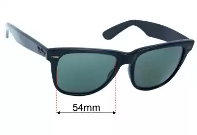 Ray-Ban B&L Wayfarer II USA Replacement Lenses 54mm wide 