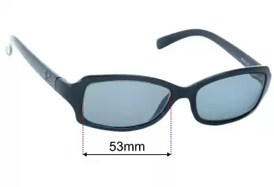 Ray-Ban RB2130 Replacement Lenses 53mm wide 
