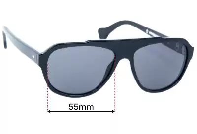 Saturnin Eyewear  Numerocinque-1 Lentes de Repuesto 55mm wide 