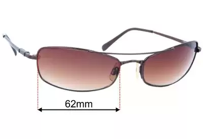 Serengeti Lassen Replacement Lenses 62mm wide 