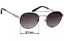 Sunglass Fix Replacement Lenses for Specsavers Will.i.am W16S - 51mm Wide 