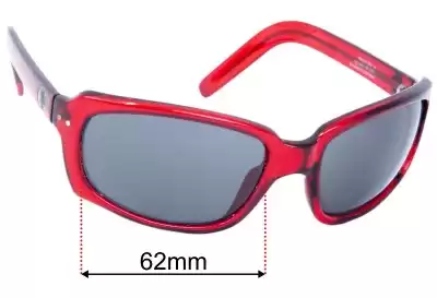 Spy Optic 43 Replacement Lenses 62mm wide 